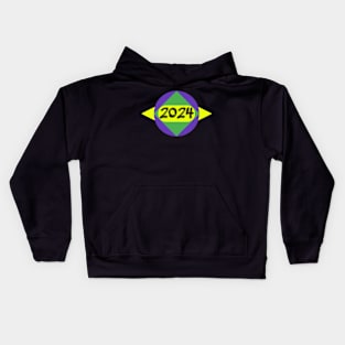 Happy new year 2024 Kids Hoodie